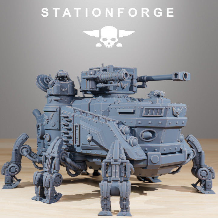 Scavenger Heavy Tank, Tech Priests proxy miniature, 28mm heroic scale unpainted resin
