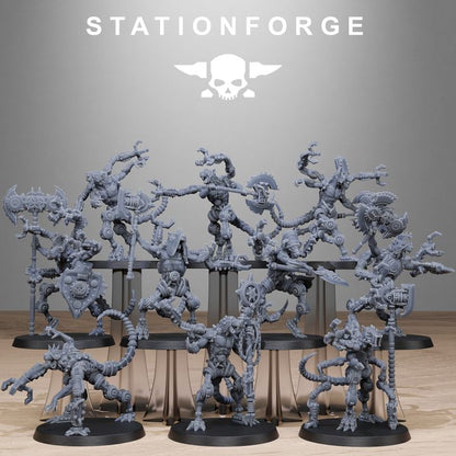Raticus Technoclaw, Tech Priests proxy miniature, 28mm heroic scale unpainted resin