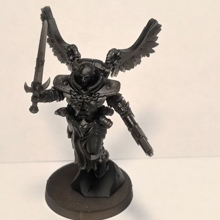 Dark Space Knights Airborne Witches Squad, proxy miniature, 28mm heroic scale unpainted resin, view 10