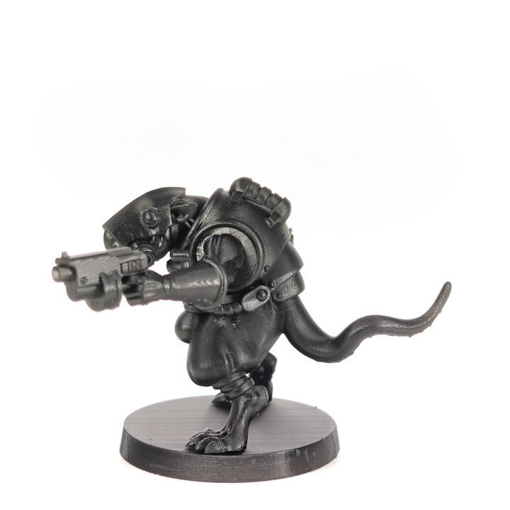 Tech Priests Miner, 28mm heroic scale unpainted resin, view 6