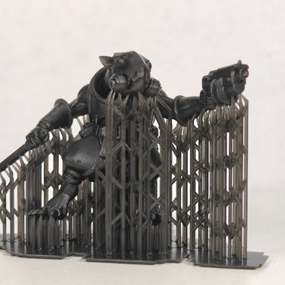 Tech Priests Miner, 28mm heroic scale unpainted resin, view 8
