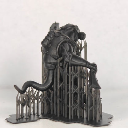 Tech Priests Miner, 28mm heroic scale unpainted resin, view 9