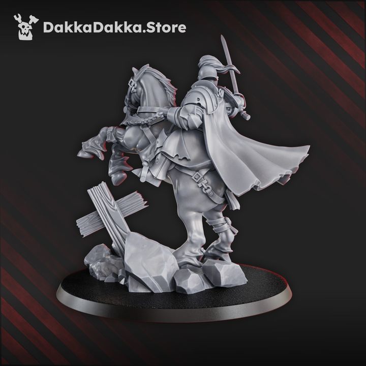 Torquemadas Don Miguel De Espinosa Cortes, Trench Warfare proxy miniature, 28mm heroic scale unpainted resin, view 2