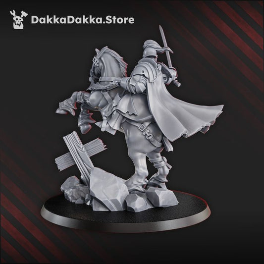 Torquemadas Don Miguel De Espinosa Cortes, Trench Warfare proxy miniature, 28mm heroic scale unpainted resin, view 2