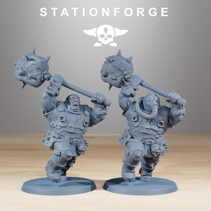 Dark Space Knights Guard The Forsaken (13 Units), proxy miniature, squad, 28mm heroic scale unpainted resin, vi, view 5
