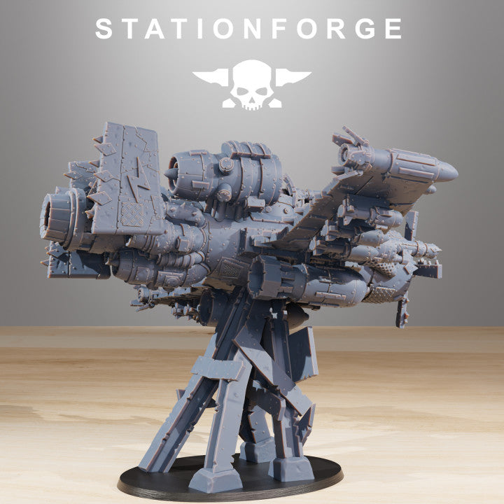 Orks Plane Crazy Banshee Stf-IV, proxy miniature, 28mm heroic scale unpainted resin, view 2