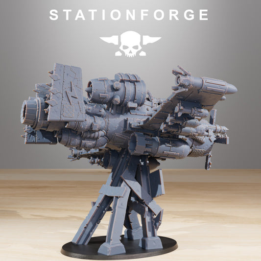 Orks Plane Crazy Banshee Stf-IV, proxy miniature, 28mm heroic scale unpainted resin, view 2