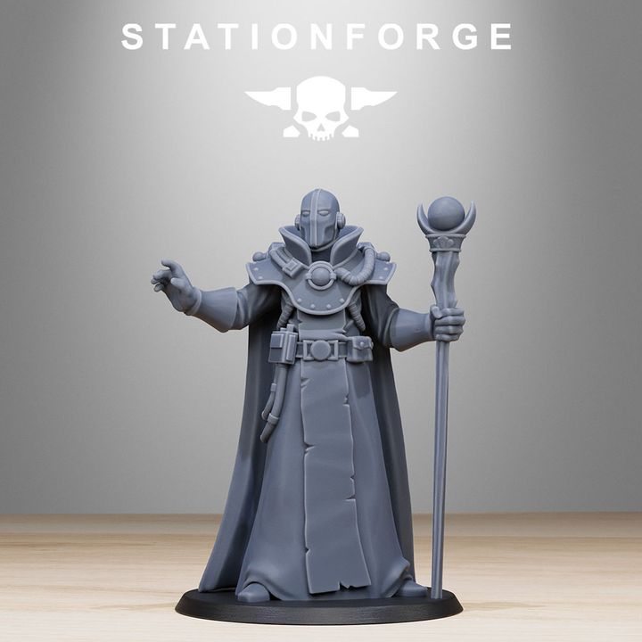 Inquisition Elder Jesters (10 Units), 28mm heroic scale unpainted resin, view 3