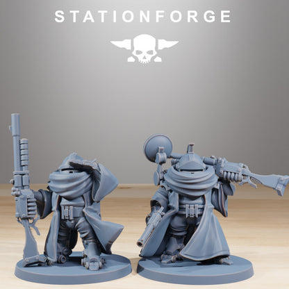 Tech Priests Scavenger Advanced Junkards (10 Units), 28mm heroic scale unpainted resin