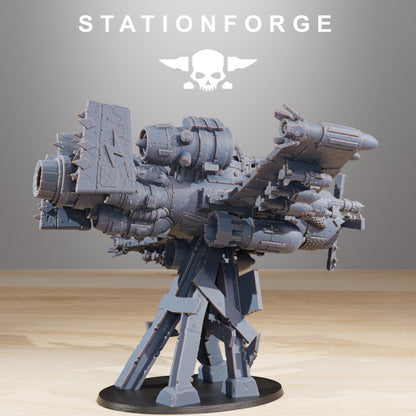 Orks Plane Crazy Banshee Stf-III, proxy miniature, 28mm heroic scale unpainted resin, view 2