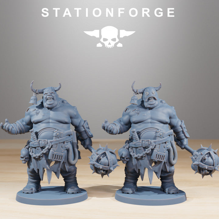 Dark Space Knights Guard Walkers (11 Units), proxy miniature, squad, 28mm heroic scale unpainted resin, view 6