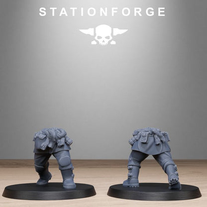 Free Guard Fallen, Imperial Army proxy miniature, infantry, 28mm heroic scale unpainted resin, view 7