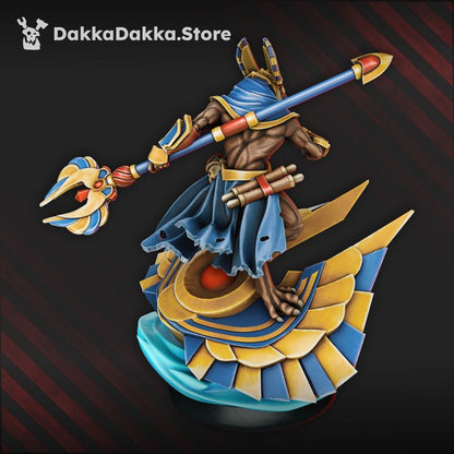 Master Of The Wisdom Spirits, Necro proxy miniature, character, 28mm heroic scale unpainted resin, view 2