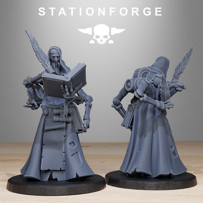 Inquisition Mercenaries (10 Units), 28mm heroic scale unpainted resin, view 2