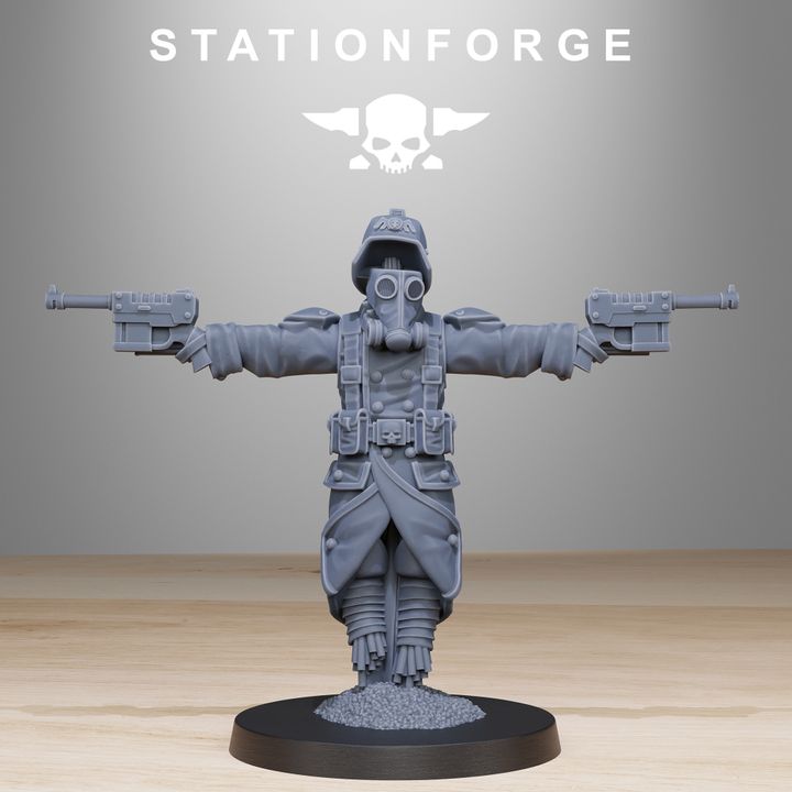 Imperial Army Grim Guard Scarecrow (6 Units), 28mm heroic scale unpainted resin, view 7
