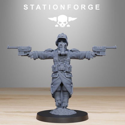 Imperial Army Grim Guard Scarecrow (6 Units), 28mm heroic scale unpainted resin, view 7