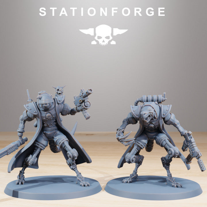 Tech Priests Raticus Curdsters (10 Units), 28mm heroic scale unpainted resin, view 7