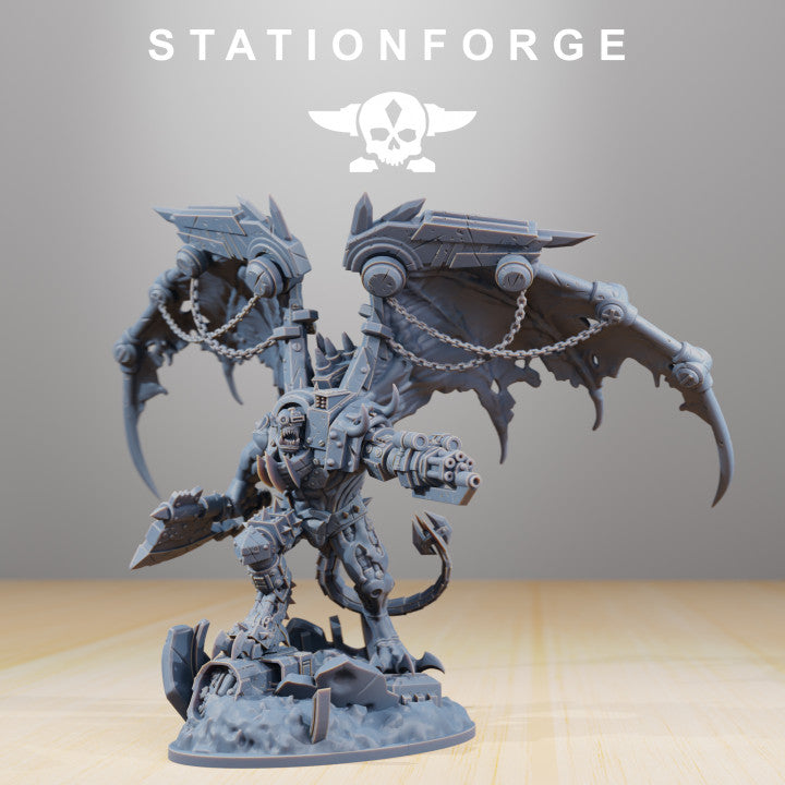 Orks Thazaron, proxy miniature, 28mm heroic scale unpainted resin, view 3