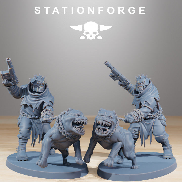 Dark Space Knights Guard Nomads, proxy miniature, infantry, 28mm heroic scale unpainted resin, view 8
