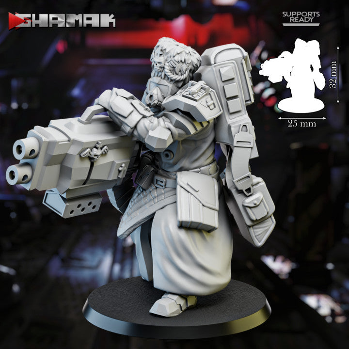 Imperial Army Firstborn Special Troopers (7 Units), 28mm heroic scale unpainted resin