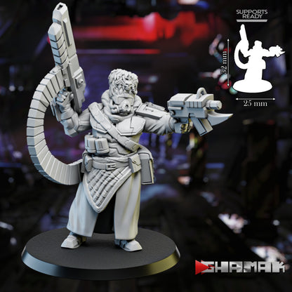 Imperial Army Firstborn Special Troopers (7 Units), 28mm heroic scale unpainted resin, view 4