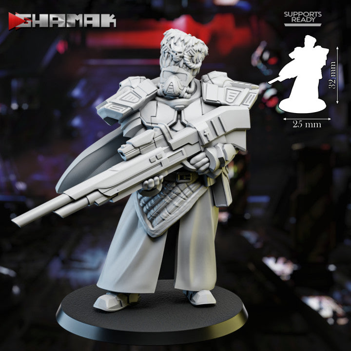Imperial Army Firstborn Special Troopers (7 Units), 28mm heroic scale unpainted resin, view 3