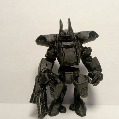 Tuai Mech Blitz Suit, proxy miniature, walker, 28mm heroic scale unpainted resin, view 2