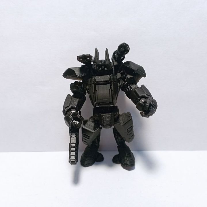 Tuai Mech Blitz Suit, proxy miniature, walker, 28mm heroic scale unpainted resin