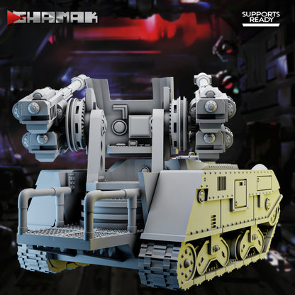 Firstborn Rodina Apc Tunguska, Imperial Army proxy miniature, transport, 28mm heroic scale unpainted resin, view 3
