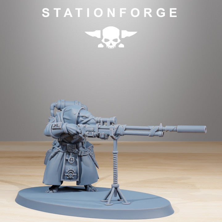 Tech Priests Raticus Grunts (11 Units), 28mm heroic scale unpainted resin, view 2