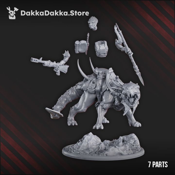 Tuai Xar Tal One Blade, proxy miniature, 28mm heroic scale unpainted resin, view 3
