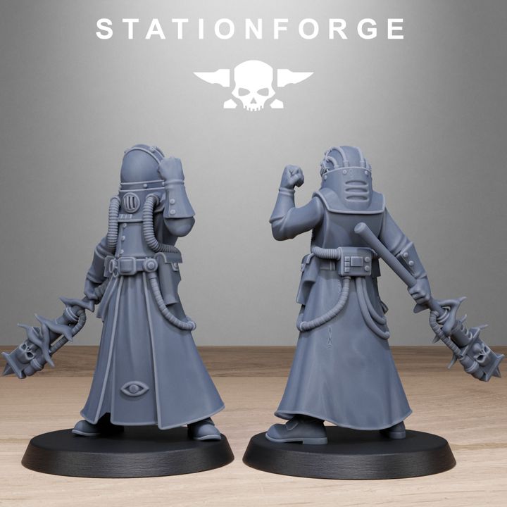 Inquisition Seer, 28mm heroic scale unpainted resin, view 9
