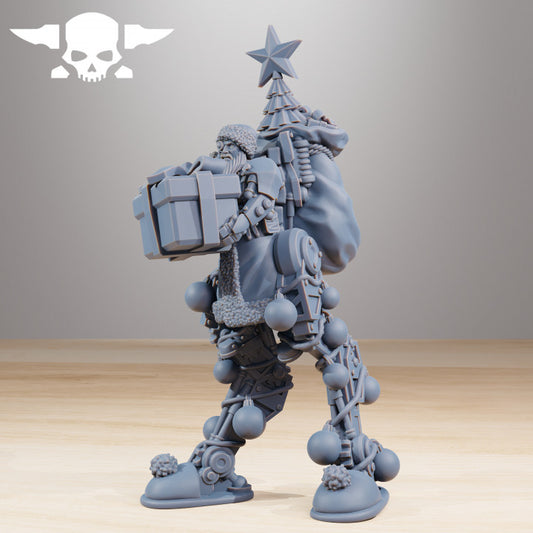 Scavenger Festive Wayfarer, Tech Priests proxy miniature, 28mm heroic scale unpainted resin, view 2