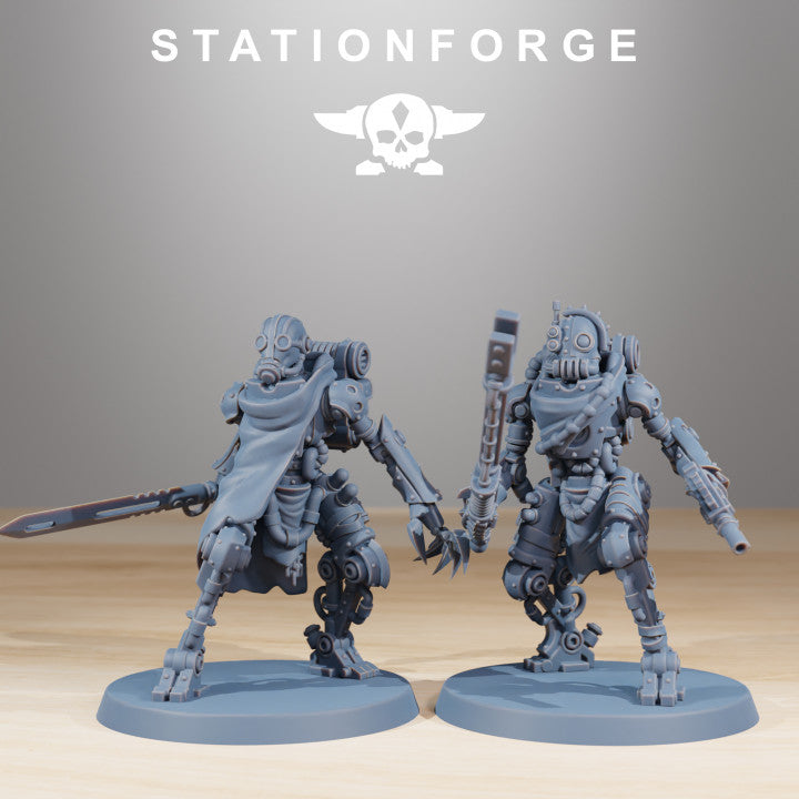 Tech Priests Scavenger Junkbots (10 Units), 28mm heroic scale unpainted resin, view 6