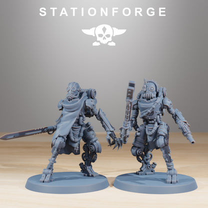 Tech Priests Scavenger Junkbots (10 Units), 28mm heroic scale unpainted resin, view 6