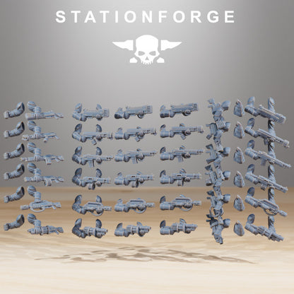 Imperial Army Vaskar Infantry Builder Kit (12 Units), 28mm heroic scale unpainted resin, view 10