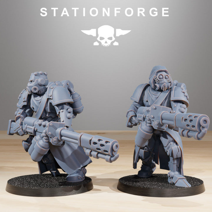 Tech Priests Scavenger Infantry Builder Kit (24 Units), 28mm heroic scale unpainted resin, view 8