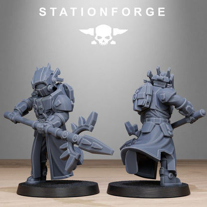 Tuai Priests, proxy miniature, character, 28mm heroic scale unpainted resin, view 10