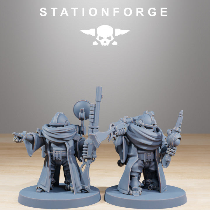 Tech Priests Scavenger Advanced Junkards (10 Units), 28mm heroic scale unpainted resin, view 2