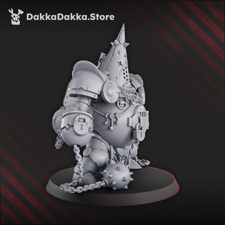 Torquemadas Jaula De Castigo, Trench Warfare proxy miniature, 28mm heroic scale unpainted resin, view 3