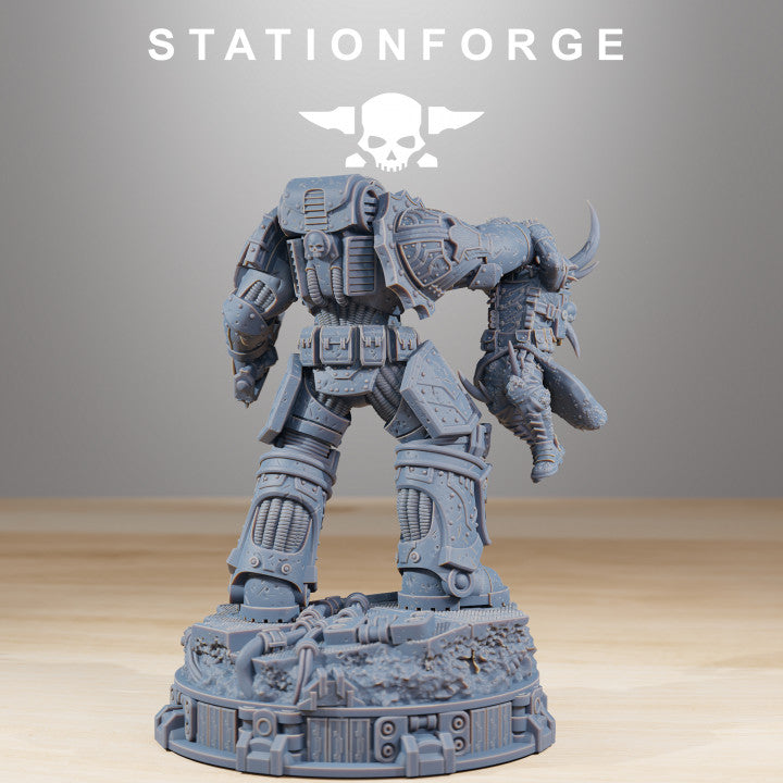 Space Knights Collectible, proxy miniature, 28mm heroic scale unpainted resin, view 7