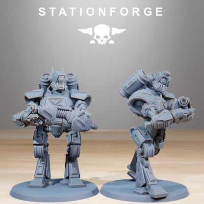 Tech Priests Scavenger Mechanods (10 Units), 28mm heroic scale unpainted resin, view 5