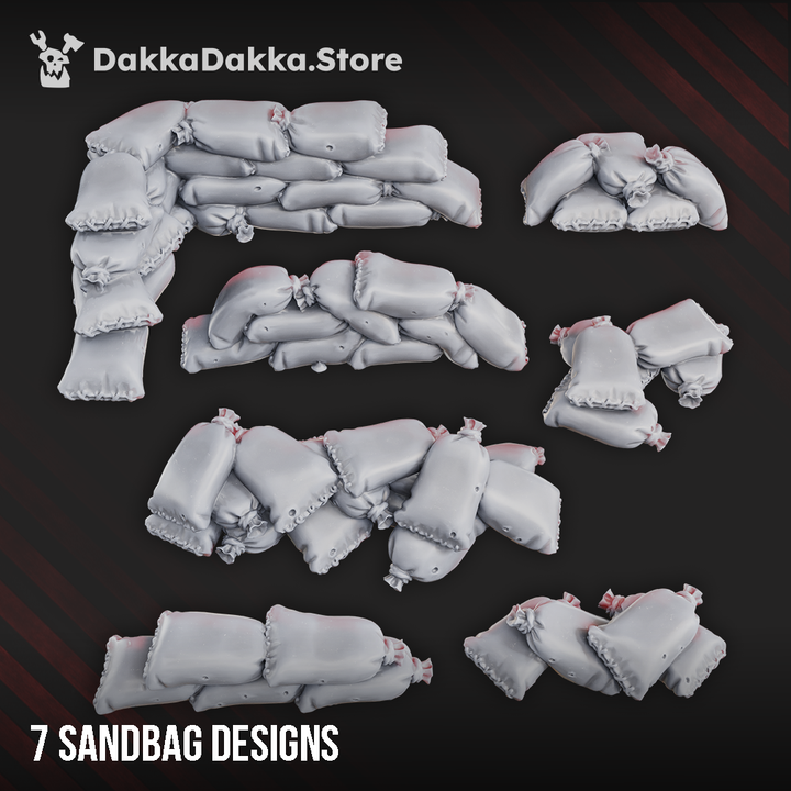 Trench Warfare Decor Bits, 28mm heroic scale unpainted resin, view 3