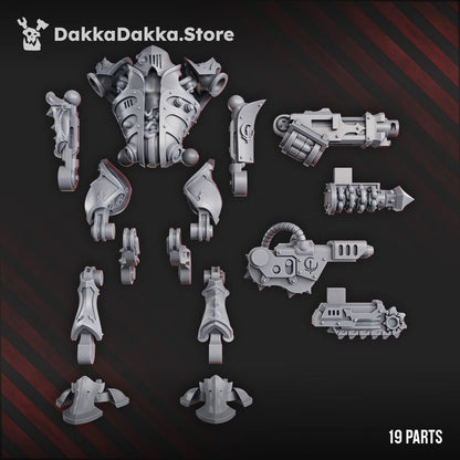 Pleasure Knights Bonebreak Machine, proxy miniature, 28mm heroic scale unpainted resin, view 4