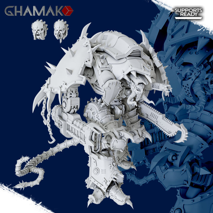 Plague Knights Titan Extra Weapon, resin conversion bits, walker, 28mm heroic scale unpainted resin