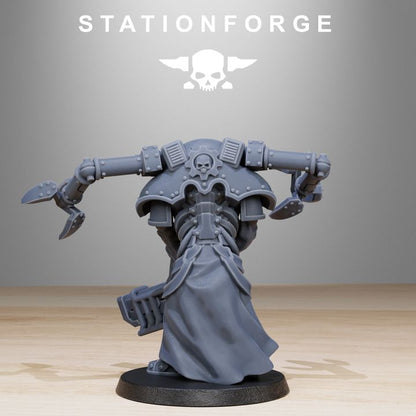 Tech Priests Scavenger Volatiles Infantry (10 Units), 28mm heroic scale unpainted resin, view 3