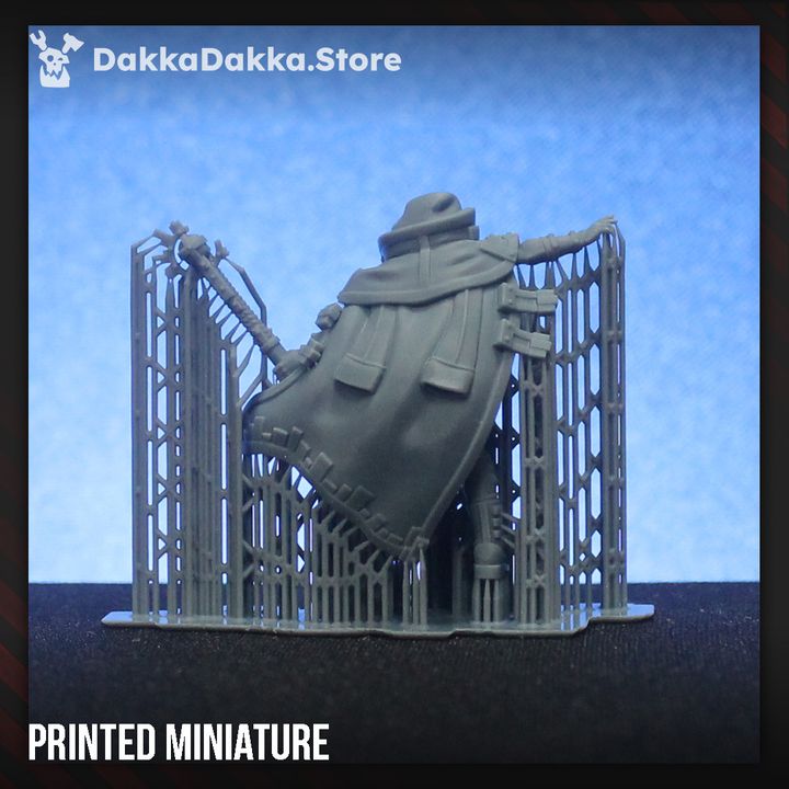 Rock Head Gangs Cartel Psychokinesist, Inquisition proxy miniature, heads, 28mm heroic scale unpainted resin, view 4
