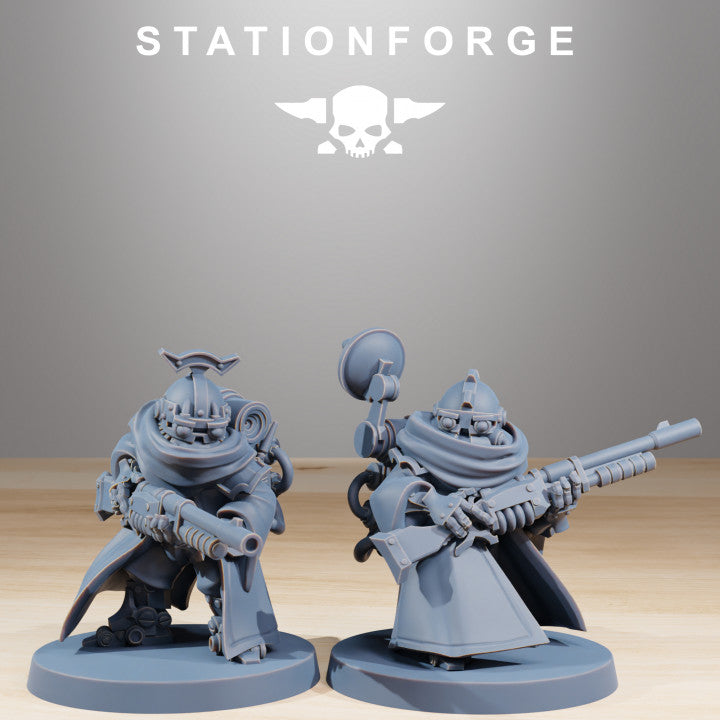 Tech Priests Scavenger Advanced Junkards (10 Units), 28mm heroic scale unpainted resin, view 4