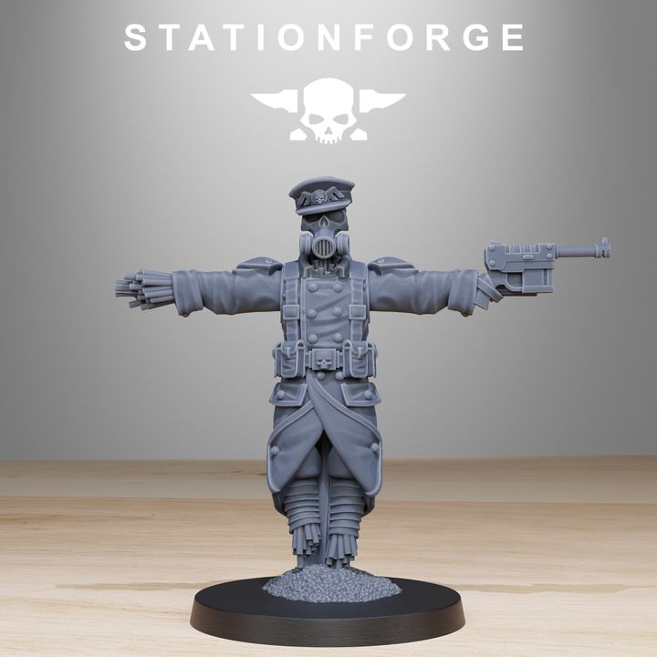 Imperial Army Grim Guard Scarecrow (6 Units), 28mm heroic scale unpainted resin, view 5