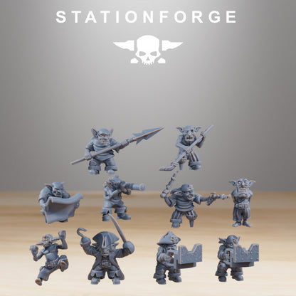 Orks Gobs Pearl Battle Ship, proxy miniature, 28mm heroic scale unpainted resin, view 4